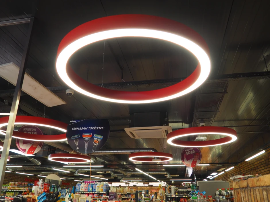 Lighting modernisation of a CBA grocery store