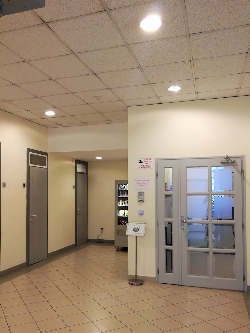 Office lighting in the MP office building