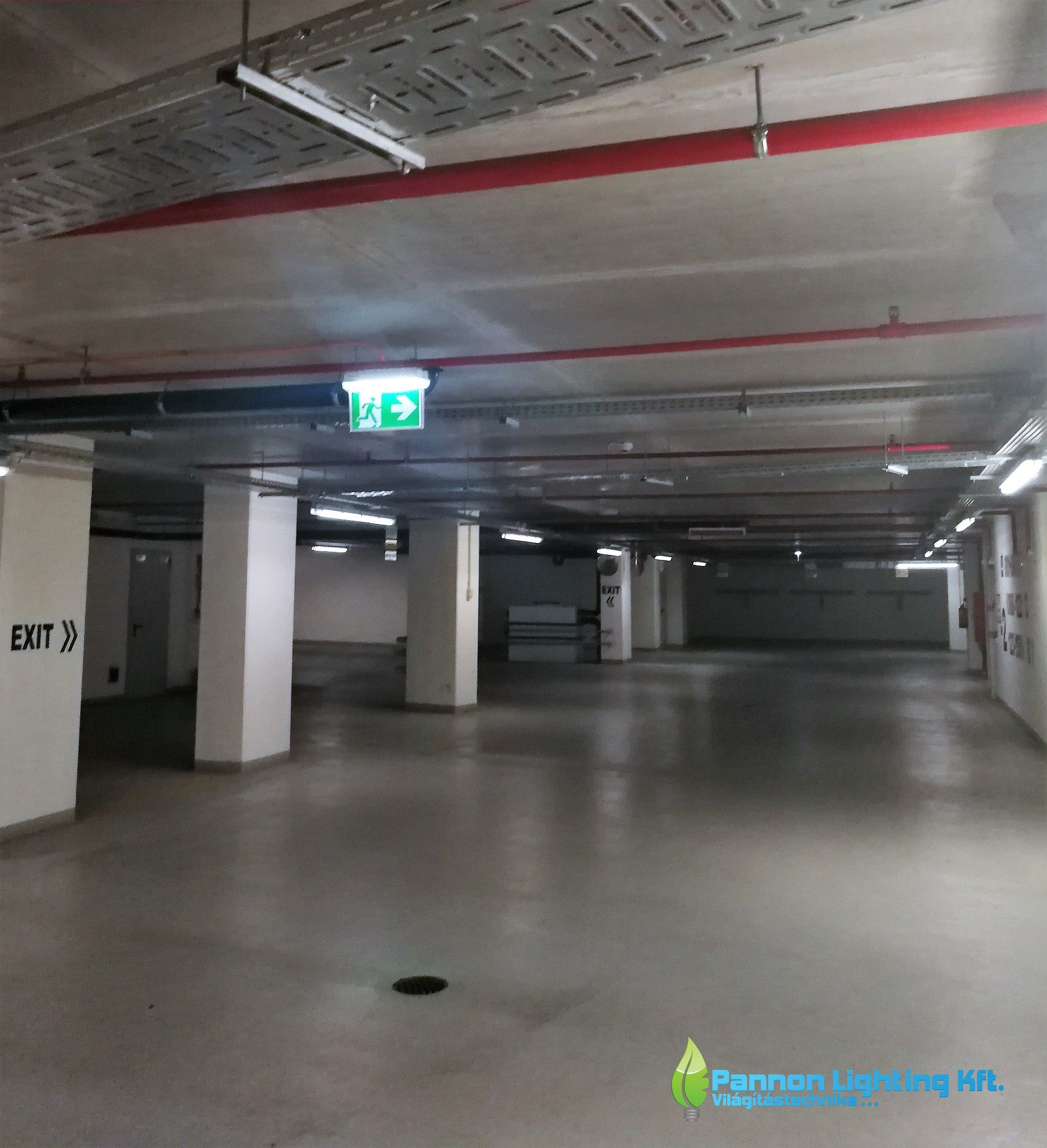 Népliget Center — emergency lighting