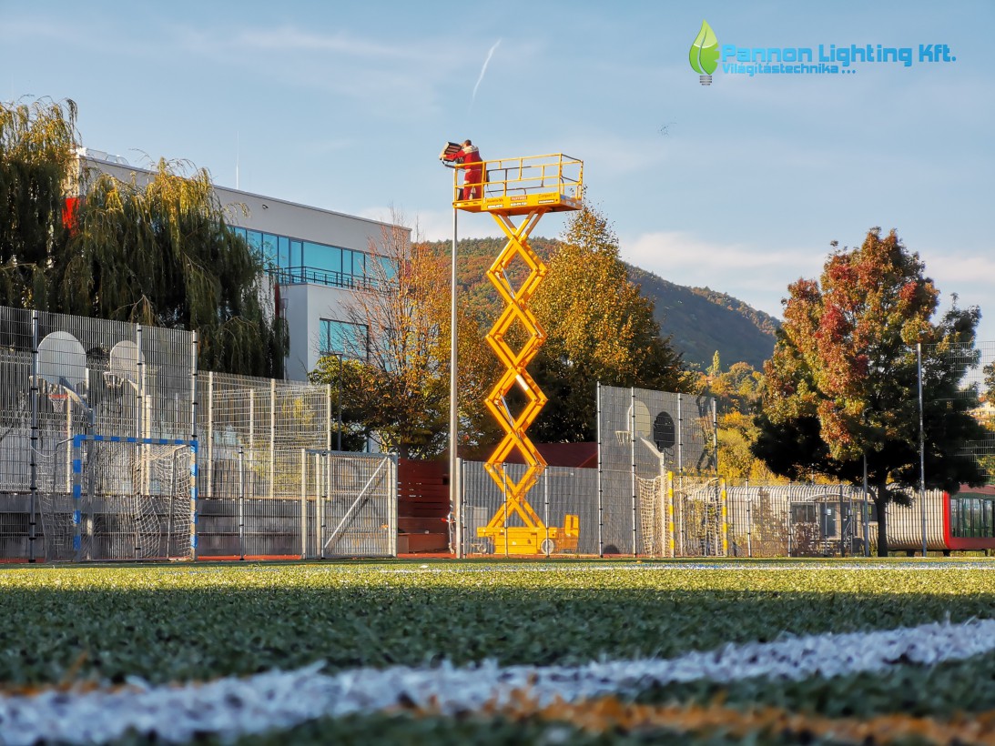 Sports lighting at the British International School